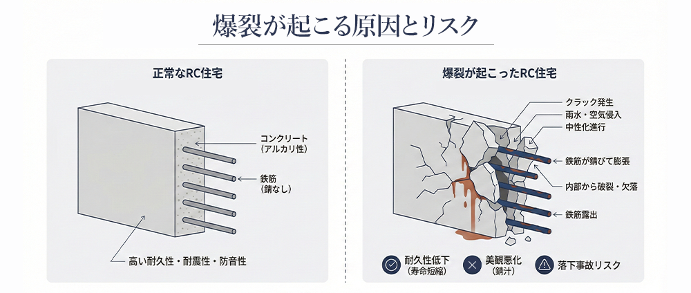 爆裂が起こる原因とリスク