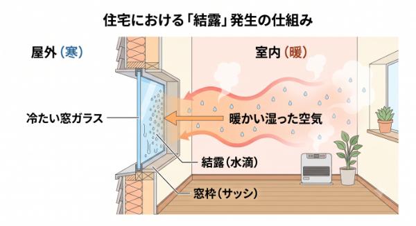 結露発生の仕組み